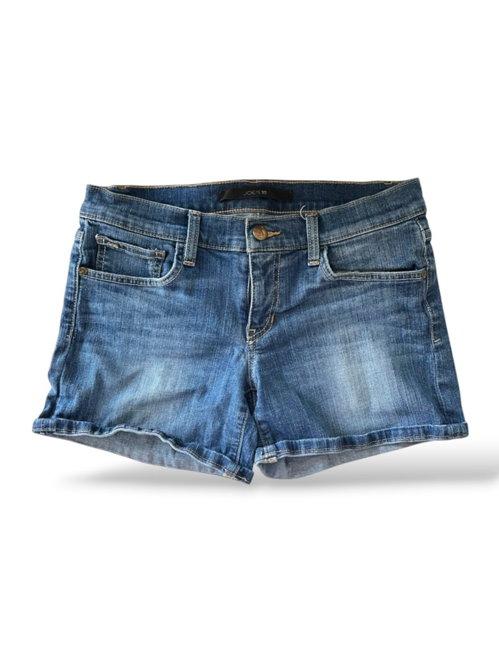 JOE'S Jeans Blue Allison Wash Low Rise Denim Short, 27